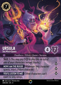 Ursula - Sea Witch Queen 208/204 Ursula's Return Disney Lorcana Premium Foil