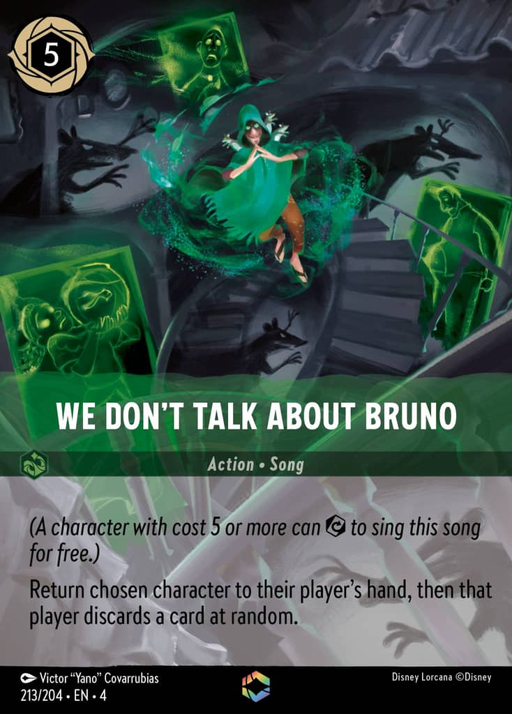 We Don’t Talk About Bruno 213/204 Ursula's Return Disney Lorcana Premium Foil