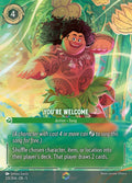 You're Welcome 213/204 Shimmering Skies Disney Lorcana Premium Foil