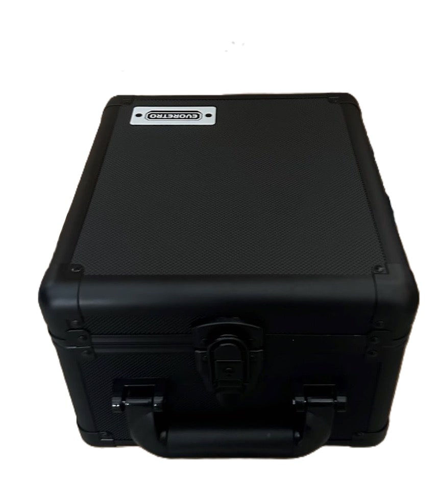 EVORETRO Graded Card Case with Key Lock – Black – exact product image