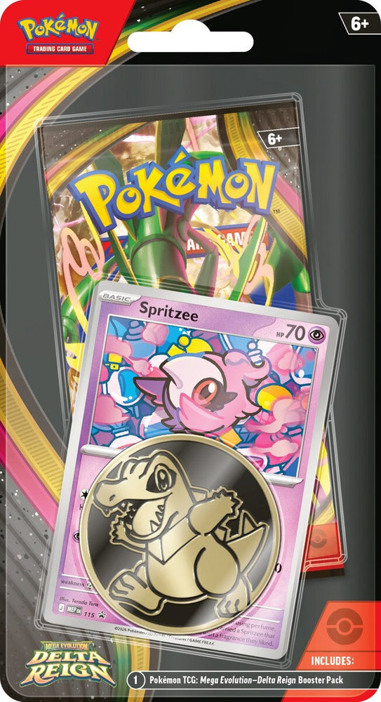 Pokémon TCG: Méga-Évolution—Règne Delta / Mega Evolution—Delta Reign 1-Pack Blister (Spritzee)