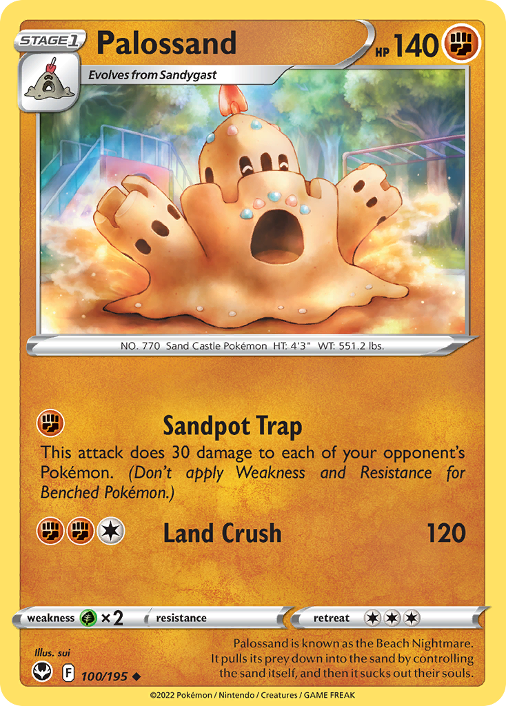 Palossand 100/195 Silver Tempest English card