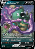 Garbodor V 100/203 Evolving Skies English Pokemon card