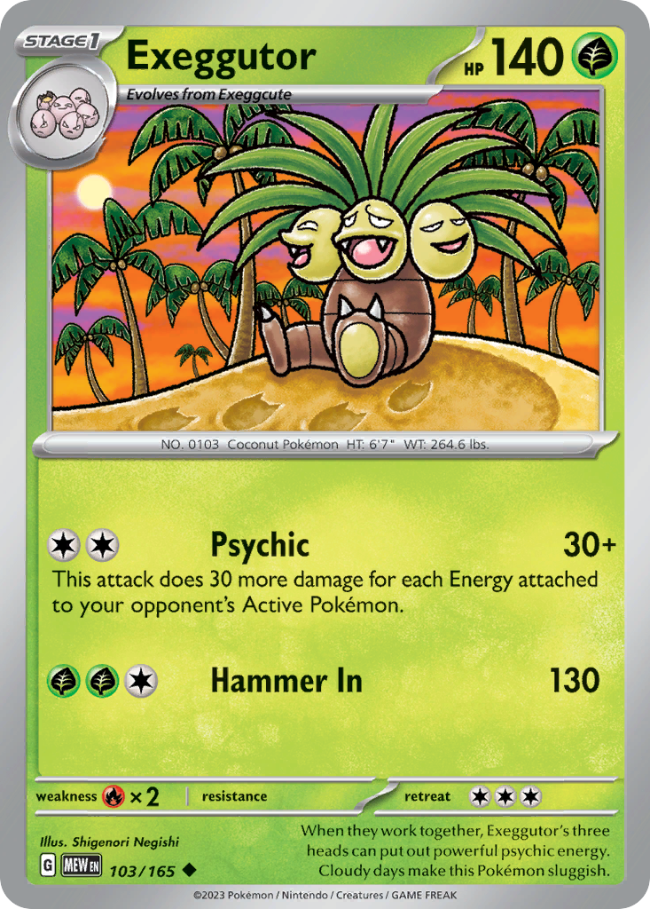 Exeggutor - SV: 151 #103/165