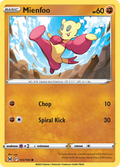 Mienfoo 103/196 Lost Origin English Pokémon card