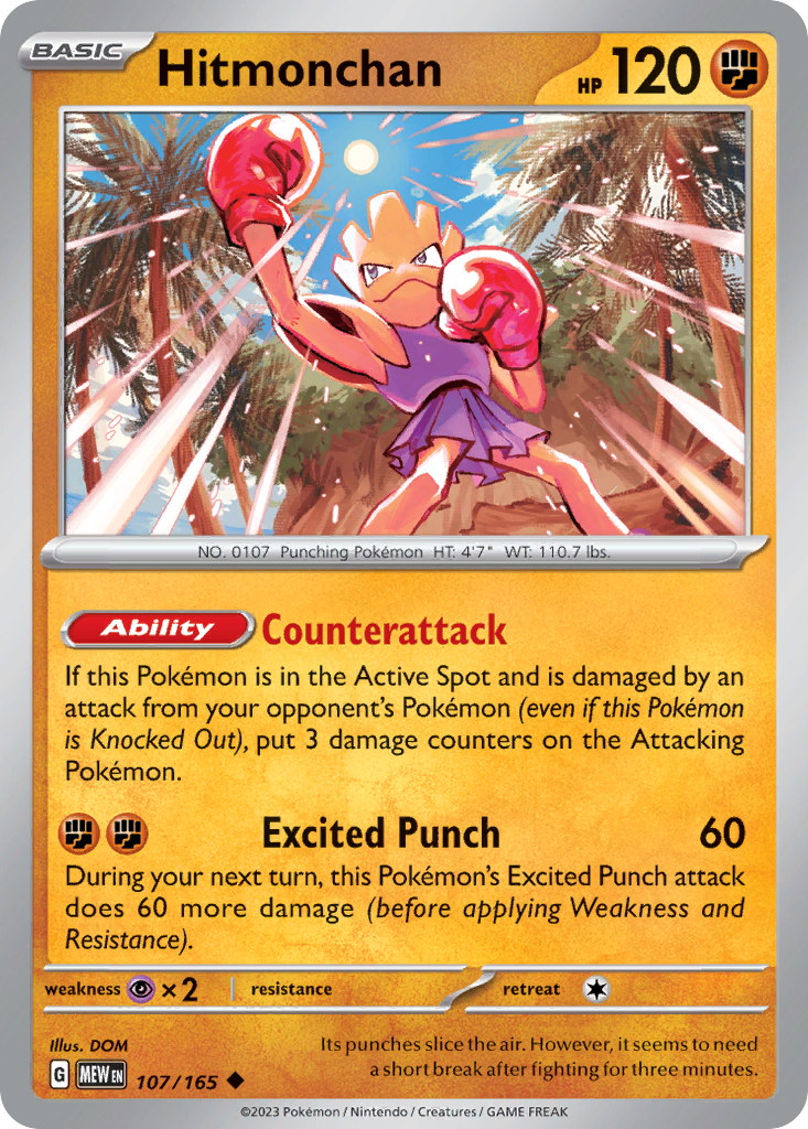 Hitmonchan - SV: 151 #107/165
