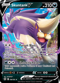 Skuntank V 108/195 Silver Tempest English Pokémon card