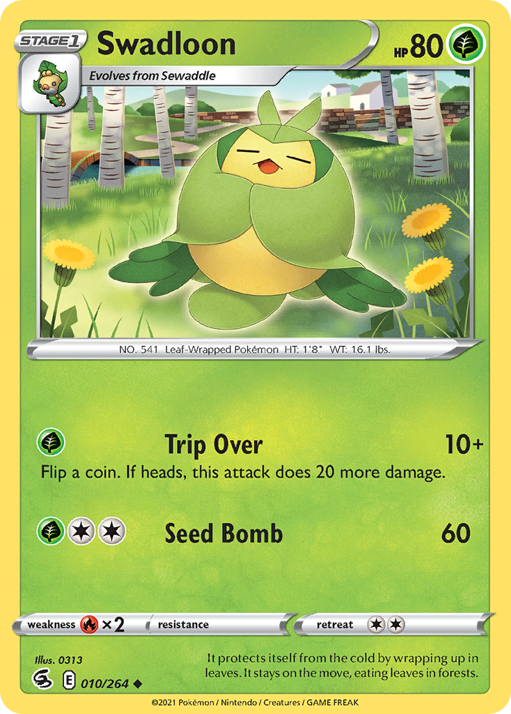 Swadloon 10/264 Fusion Strike English card