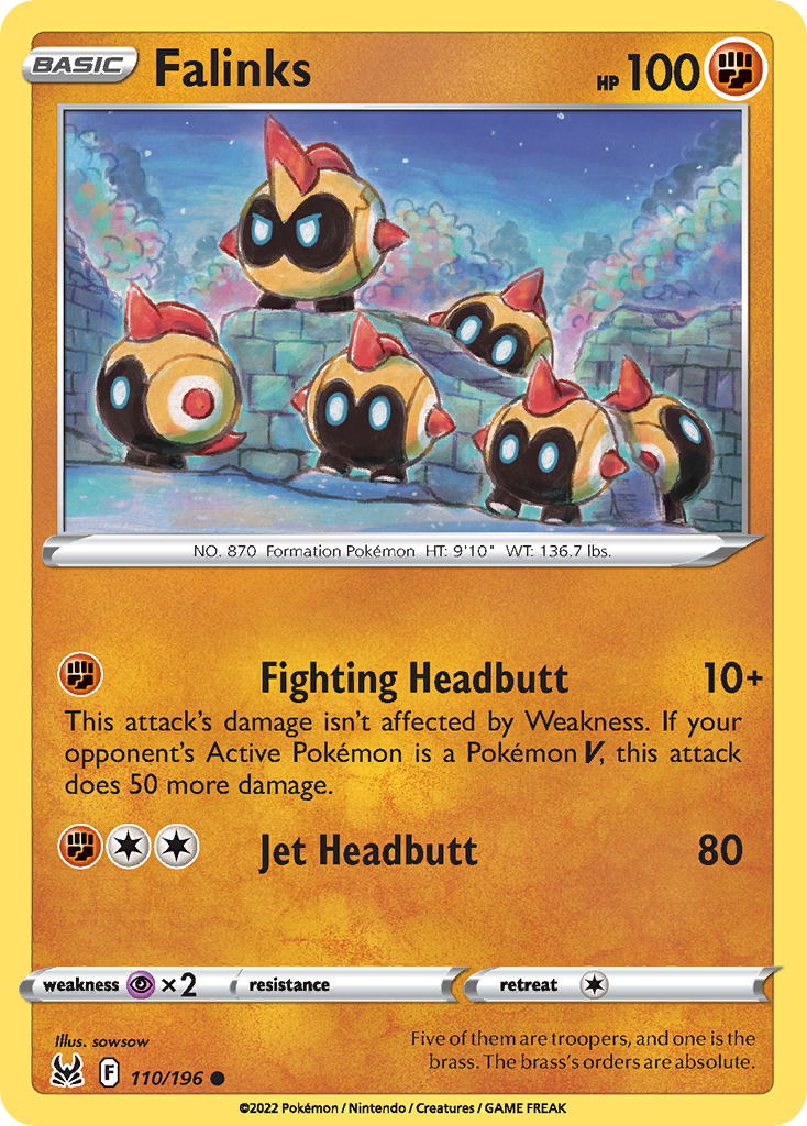 Falinks 110/196 Lost Origin English card