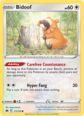 Bidoof 111/159 Crown Zenith English card