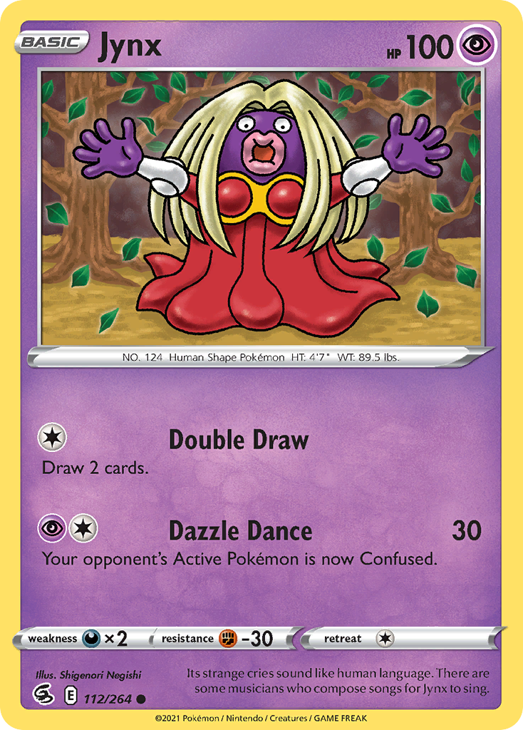Jynx 112/264 Fusion Strike English Pokémon card