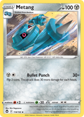Metang 118/195 Silver Tempest English Pokémon card