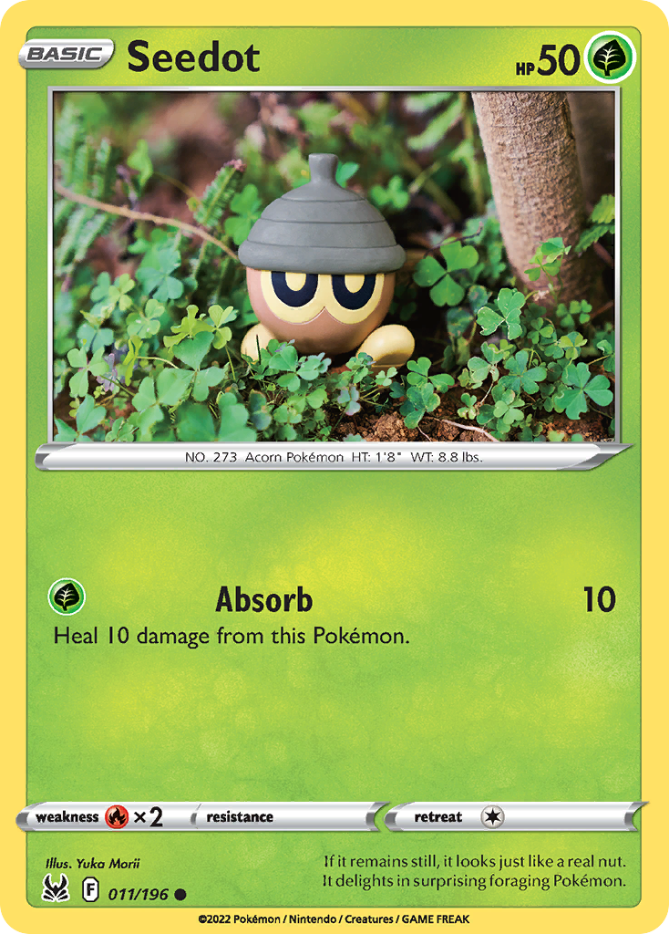 Seedot 11/196 Lost Origin English card