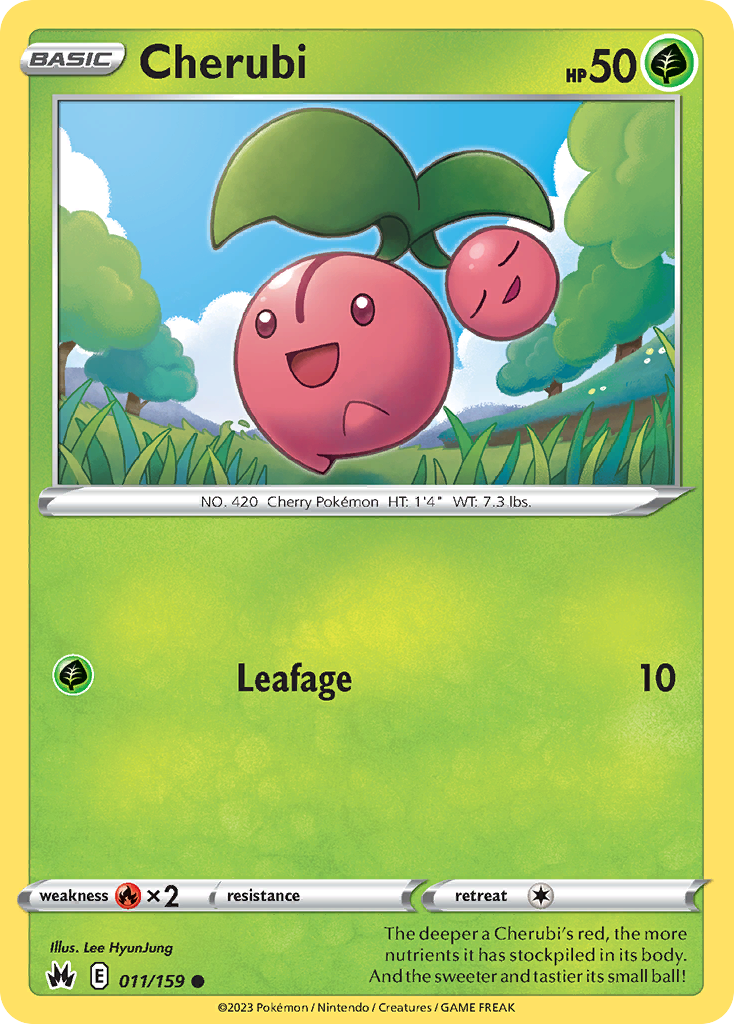 Cherubi 11/159 Crown Zenith English card