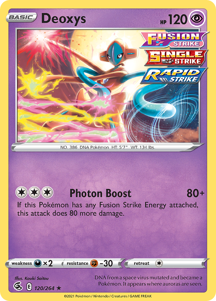 Deoxys 120/264 Fusion Strike English card