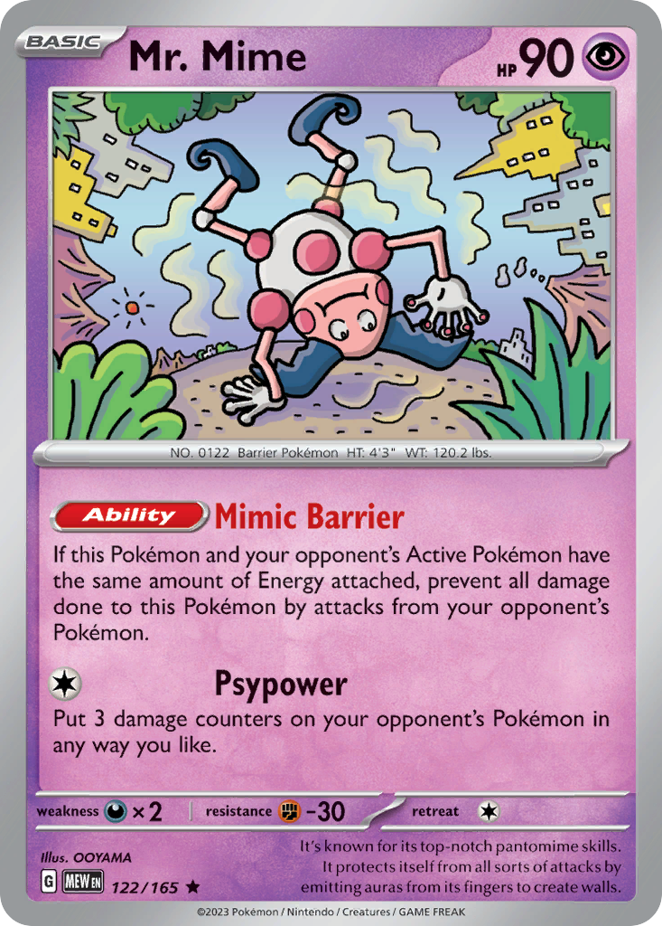 Mr. Mime - SV: 151 #122/165