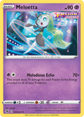 Meloetta 124/264 Fusion Strike English Pokémon card