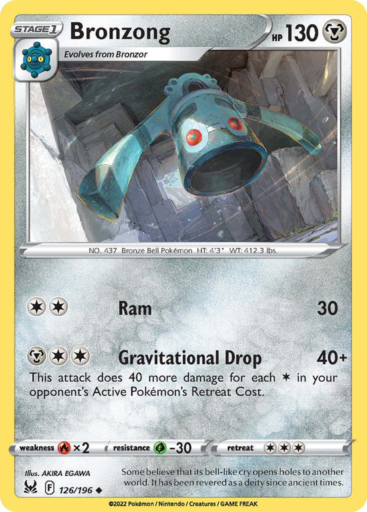 Bronzong 126/196 Lost Origin English card
