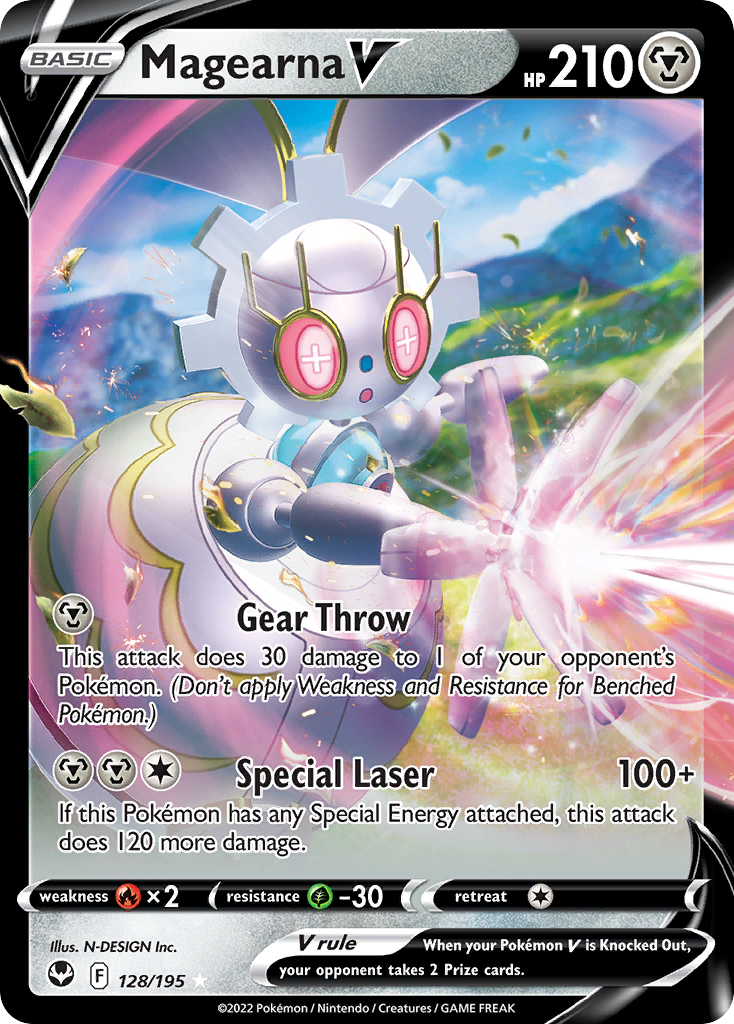 Magearna V 128/195 Silver Tempest English card