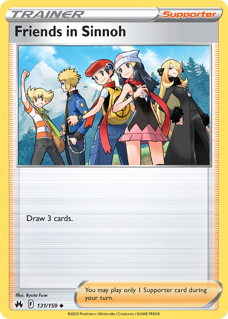 Friends in Sinnoh 131/159 Crown Zenith English Pokémon card