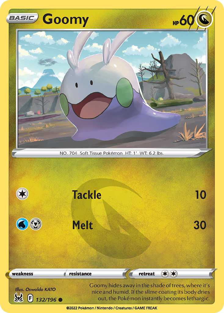 Goomy 132/196 Lost Origin English Pokémon card