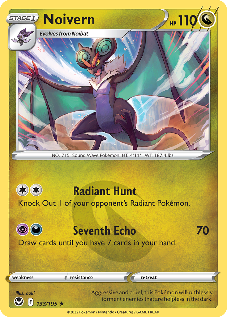 Noivern 133/195 Silver Tempest English card