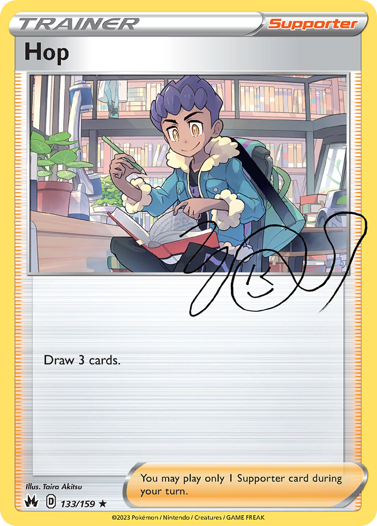 Hop 133/159 Crown Zenith English Pokémon card