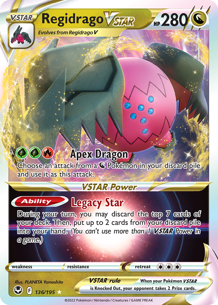 Regidrago VSTAR 136/195 Silver Tempest English card