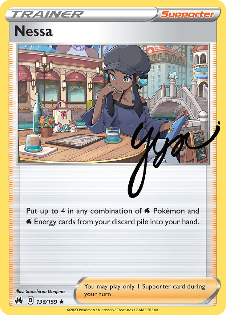 Nessa 136/159 Crown Zenith English card