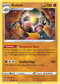 Golem 137/264 Fusion Strike English Pokémon card