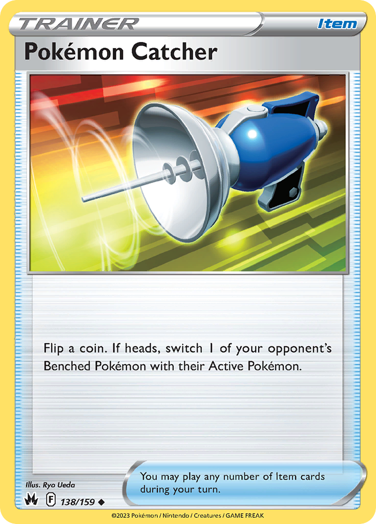 Pokémon Catcher 138/159 Crown Zenith English card