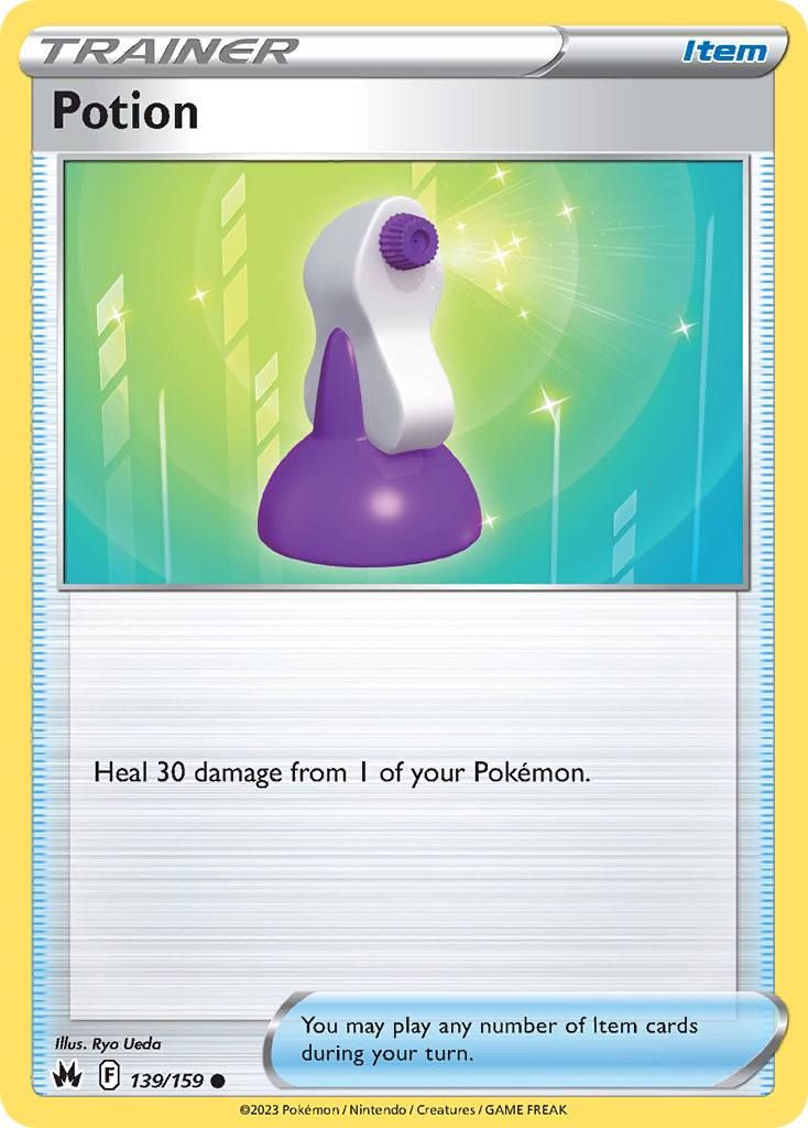 Potion 139/159 Crown Zenith English Pokémon card
