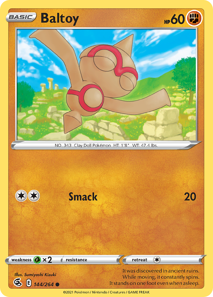 Baltoy 144/264 Fusion Strike English card
