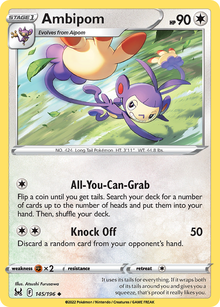Ambipom 145/196 Lost Origin English card