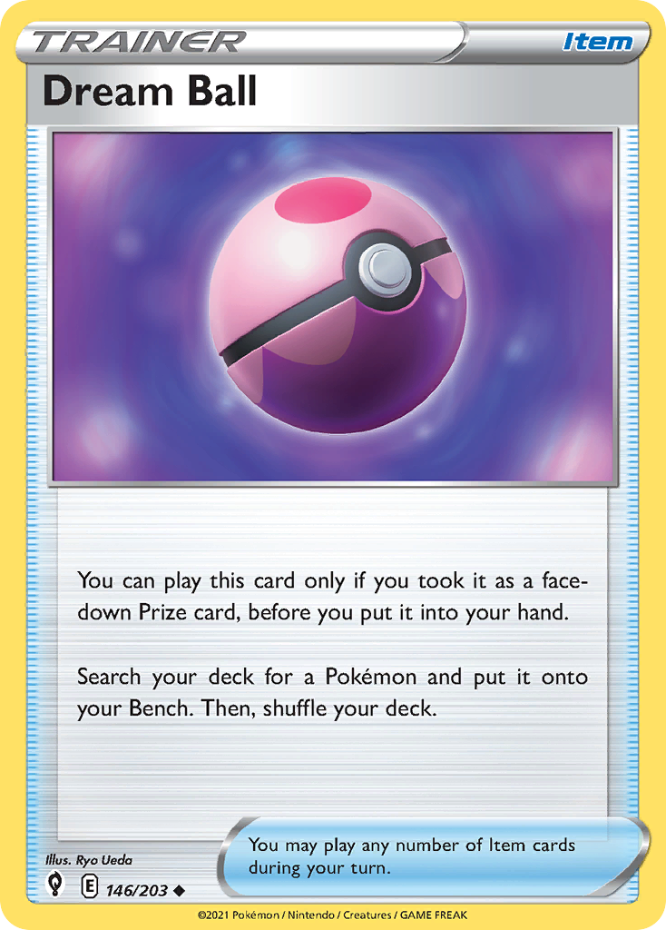 Dream Ball 146/203 Evolving Skies English Pokemon card