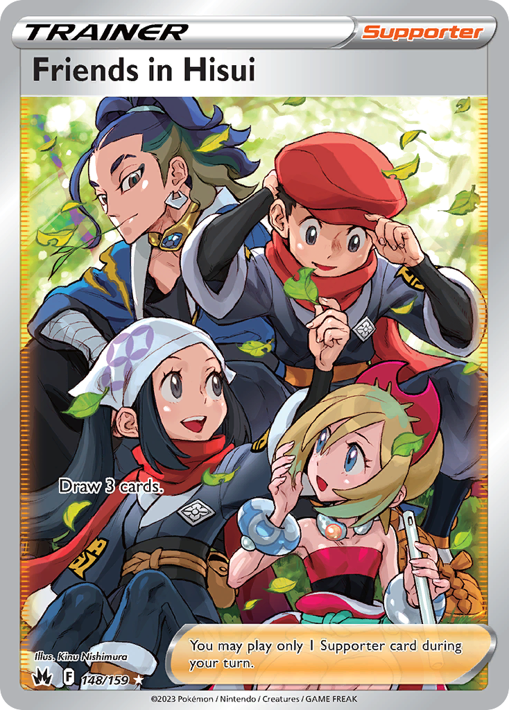 Friends in Hisui 148/159 Crown Zenith English card