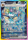 Vaporeon ex 149/131 Prismatic Evolutions English Pokémon card artwork