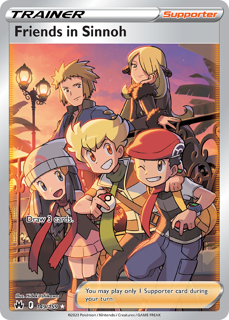 Friends in Sinnoh 149/159 Crown Zenith English card