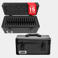 EVORETRO 15-Slot Graded Card Storage Case – Black – exact product image