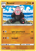 Bewear 151/264 Fusion Strike English Pokémon card