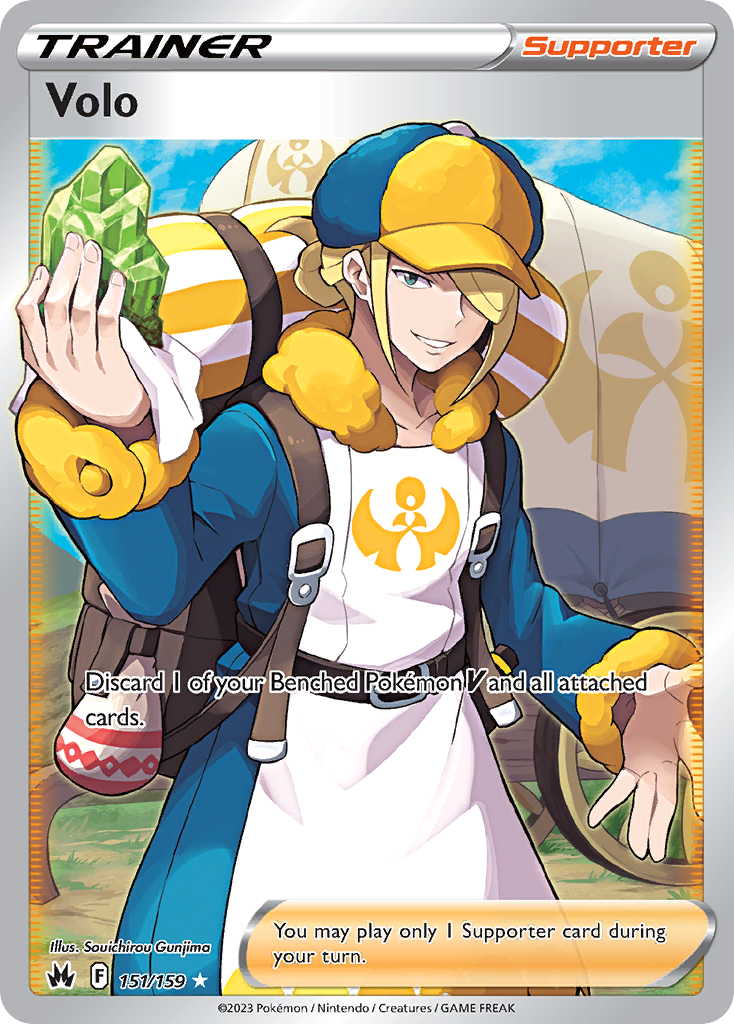 Volo 151/159 Crown Zenith English Pokémon card