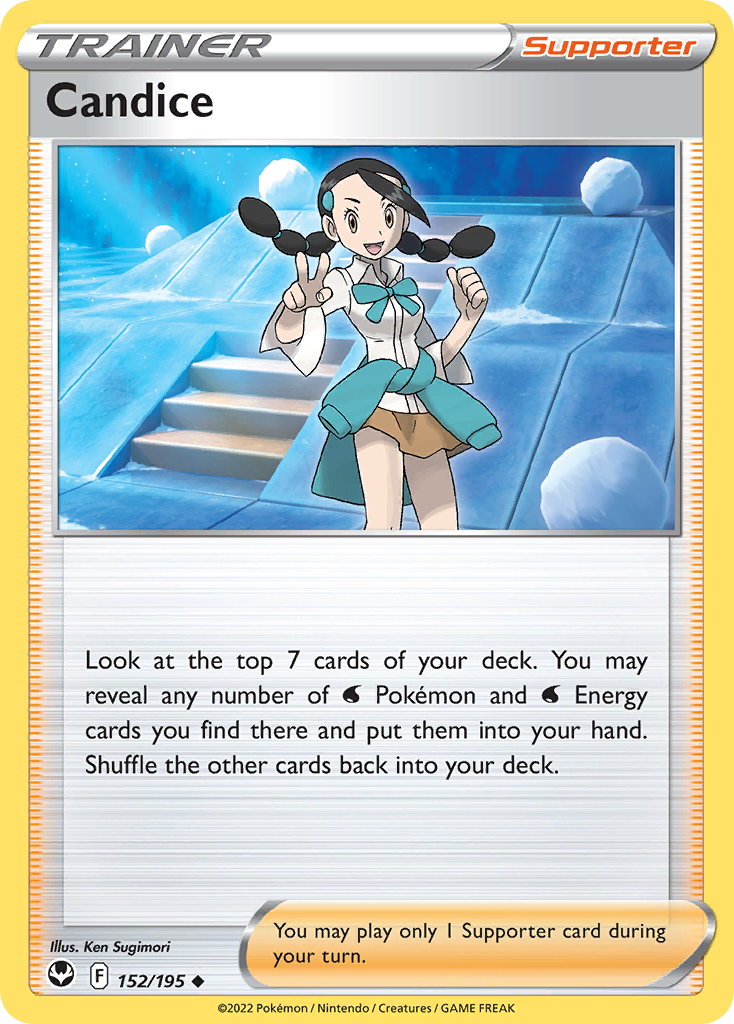 Candice 152/195 Silver Tempest English card