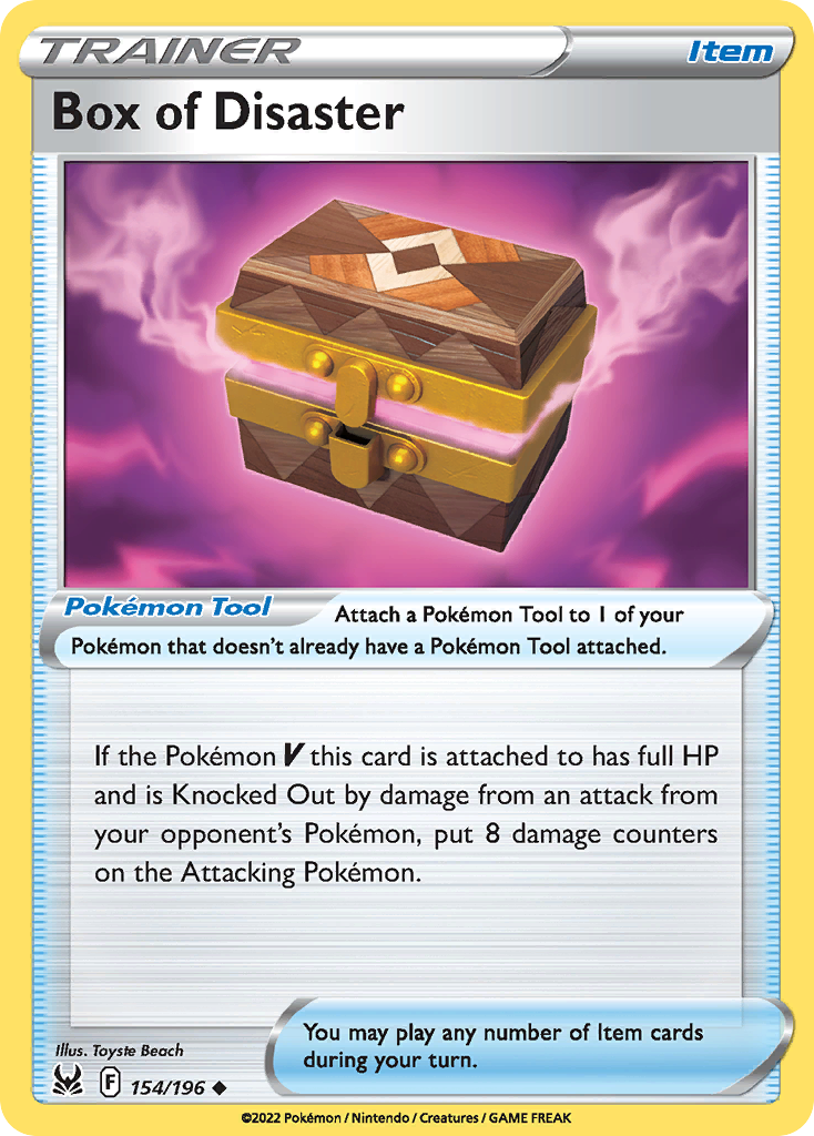 Box of Disaster 154/196 Lost Origin English card