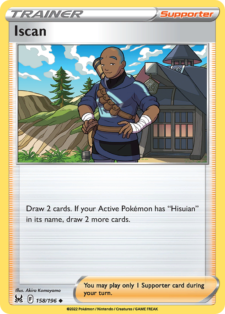 Iscan 158/196 Lost Origin English Pokémon card