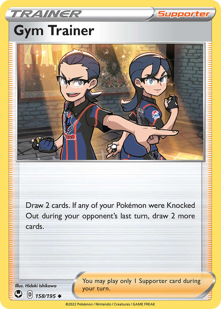 Gym Trainer 158/195 Silver Tempest English Pokémon card
