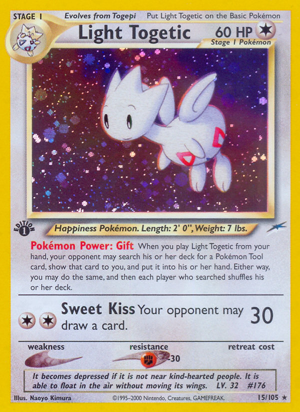 Light Togetic 15/105 Neo Destiny English Pokemon card