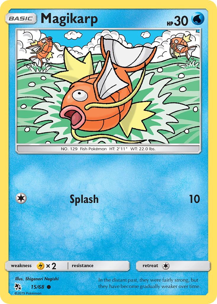 Magikarp 15/68 Hidden Fates English Pokémon card