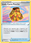 Leafy Camo Poncho 160/195 Silver Tempest English Pokémon card