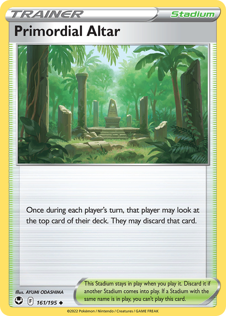 Primordial Altar 161/195 Silver Tempest English Pokémon card