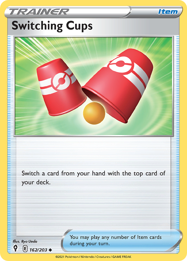 Switching Cups 162/203 Evolving Skies English Pokemon card